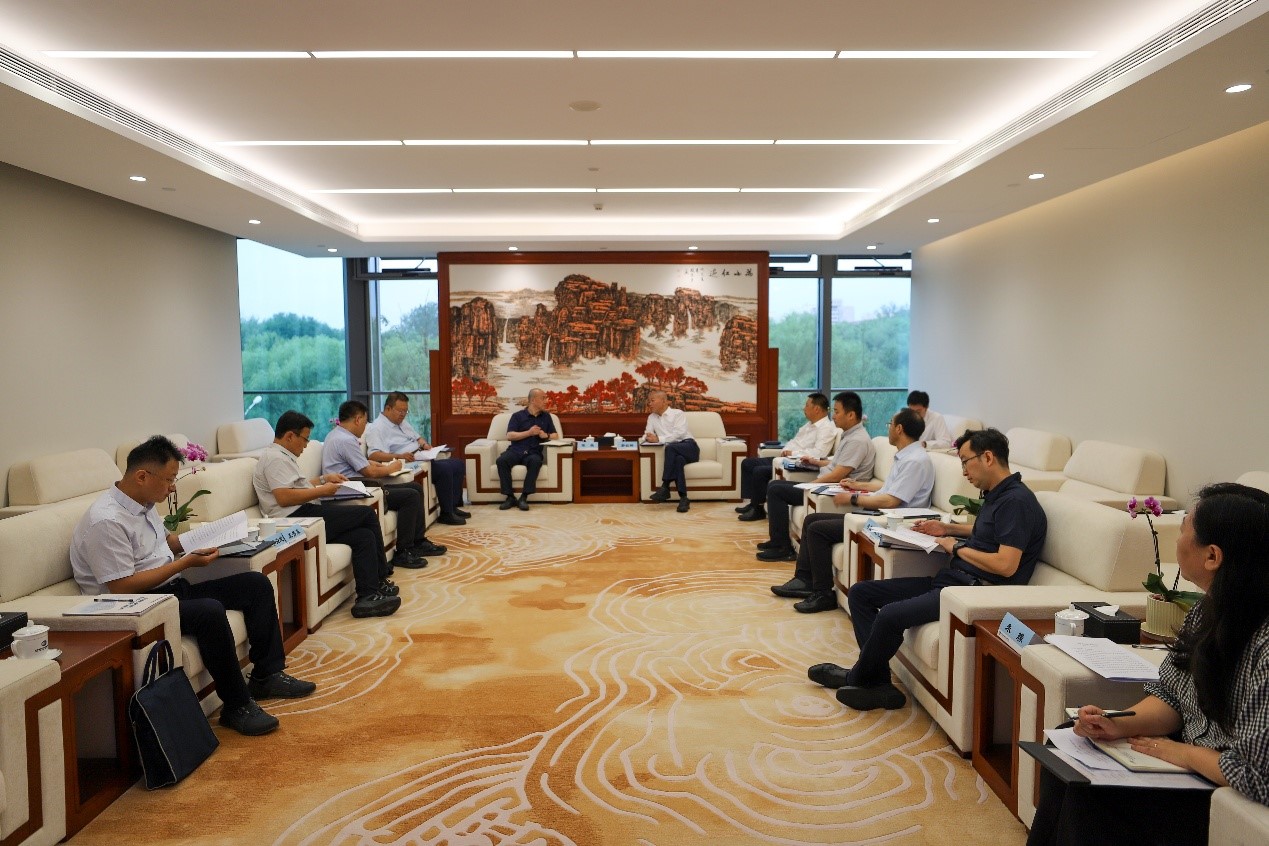 公司領導與山西省發(fā)展改革委領導座談交流